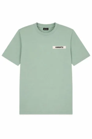 T-shirt Ruban Brodé sur la Poitrine
